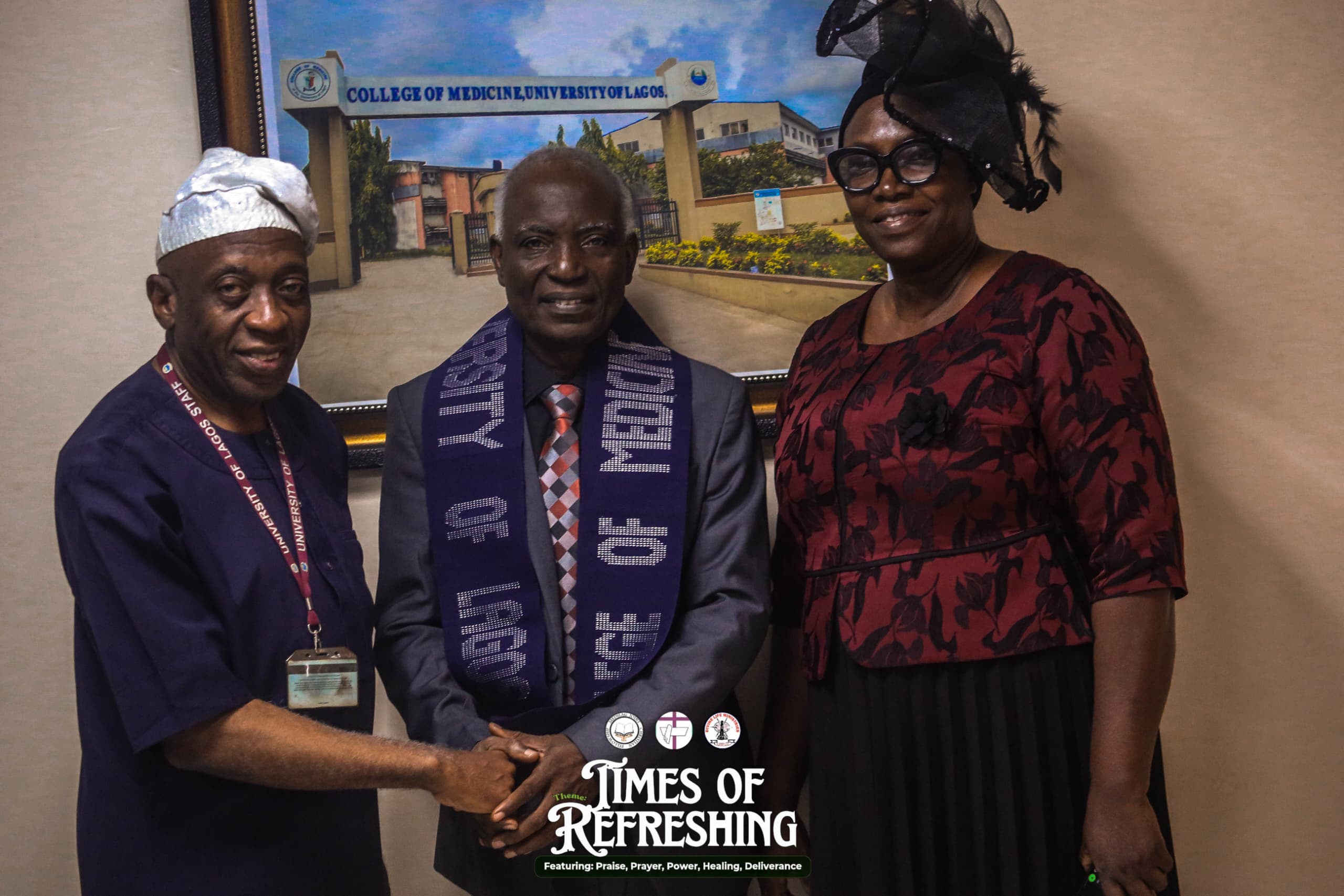 Dr. Bamidele Ayanlowo, honoured with Alumnus of College of Medicine, Luth, University of Lagos by the Provost - Professor Ademola Oyedele Oremosu